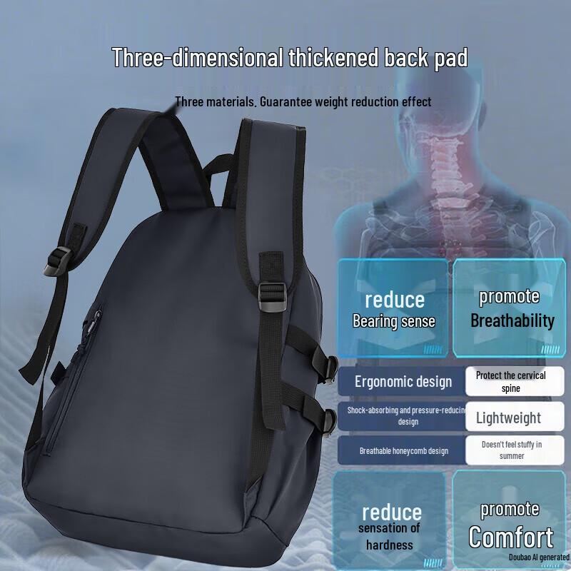 Warrior Men's Large Capacity Water-Resistant Backpack