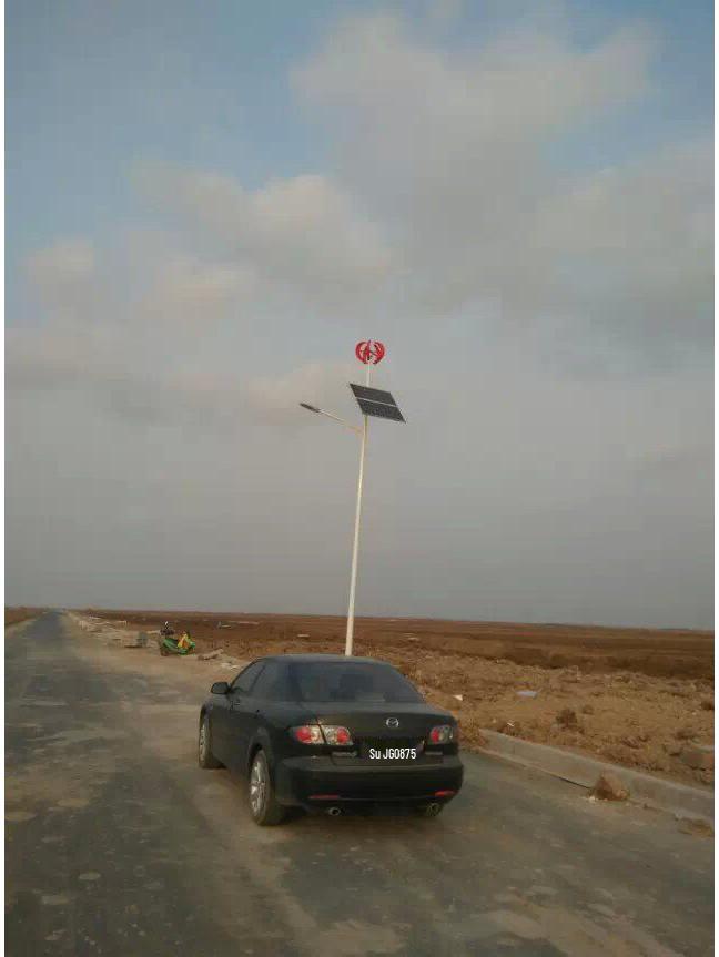 Vertical Axis Wind Turbine 100-300W for Red Lantern Project with Wind-Solar Complementary System.