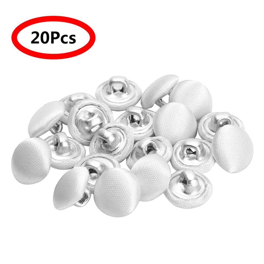 20Pcs/Lot Satin Covered Button Wedding Dress Coat Windbreaker Button DIY Accessories