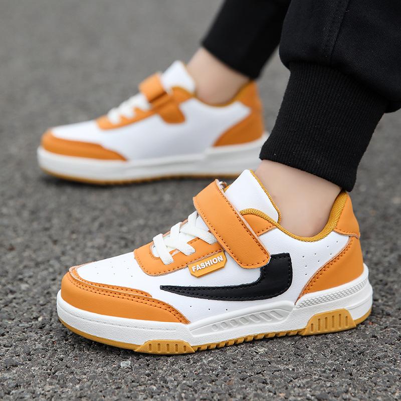 

Boys shoes spring and autumn new 2025 leather waterproof middle and older children s casual board shoes boys children s sports shoes tide 40