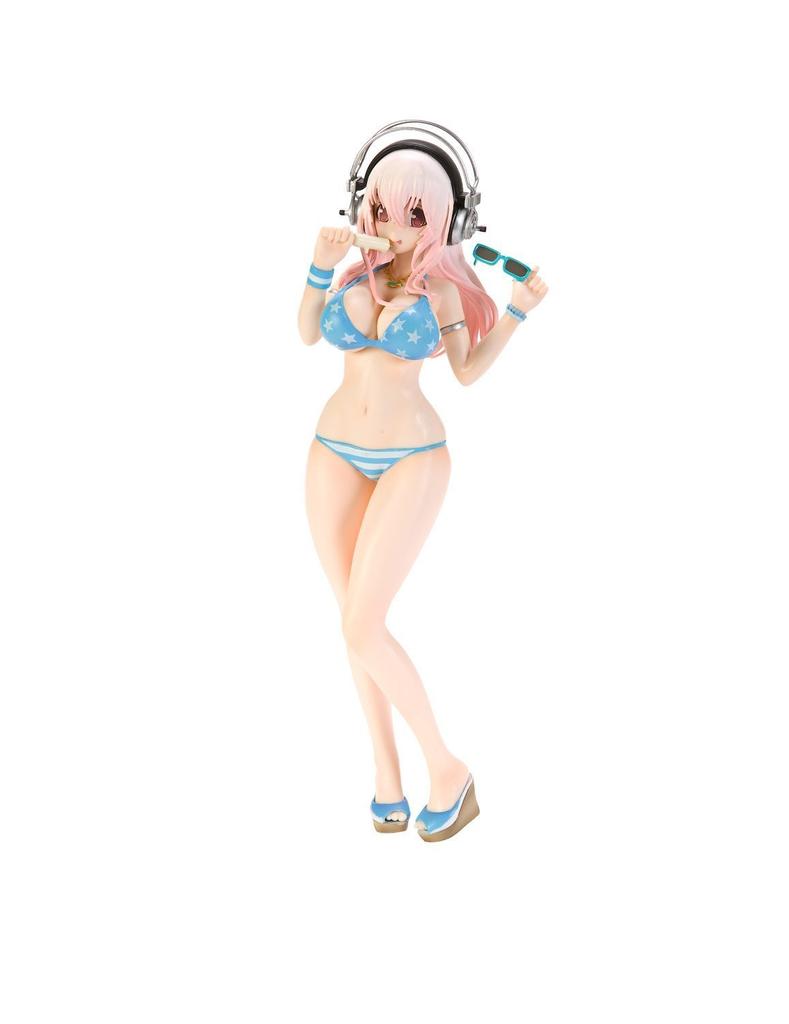 Super Sonico Summer Beach Figure (Prize)