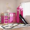 VidaXL Bunk Bed Without Mattress with Slide and Curtains 90x200 Cm 3284190