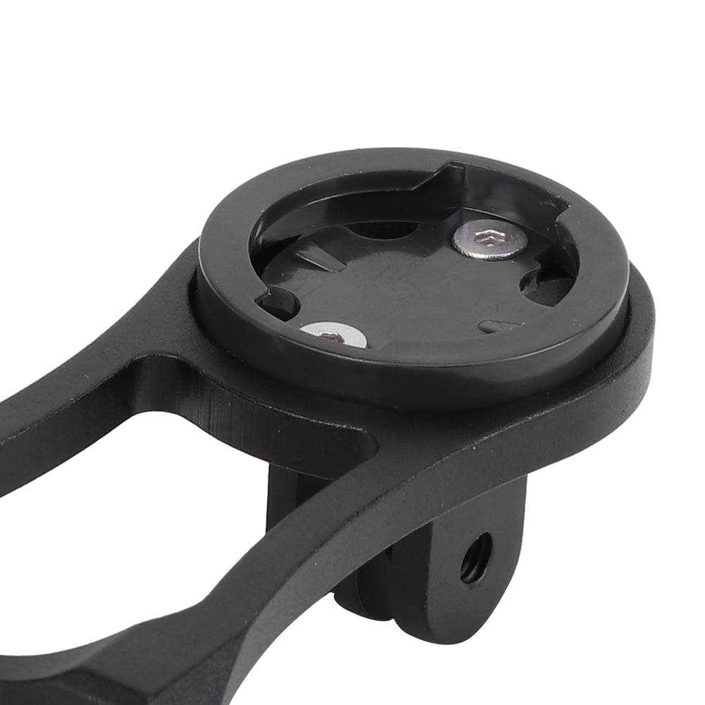 Bike Computer Stem Extension Bracket Aluminium Alloy Extend Base Light Clamp CNC Black