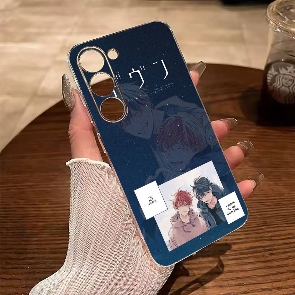 BL- Anime Ritsuka-Mafuyu Sato -Given Klare Weiche Silikon-Handyhülle für Samsung Galaxy A71, A70, A52, A51, A40, A30