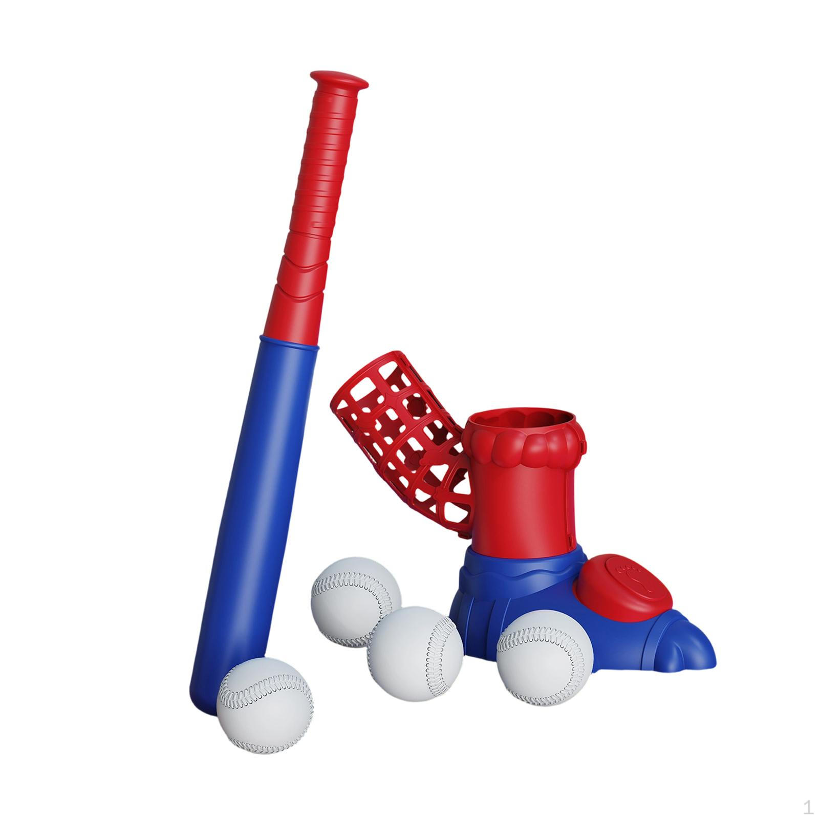 

Kids Baseball Pitching Batting Machine Backyard Outdoor Sports Activities Game Thrower