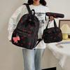 Schultasche neue koreanische Version ins Kirschmuster Rucksack Koreanisches Nischen-Design Schülerrucksack Literarisch Klein Frisch Schultasche