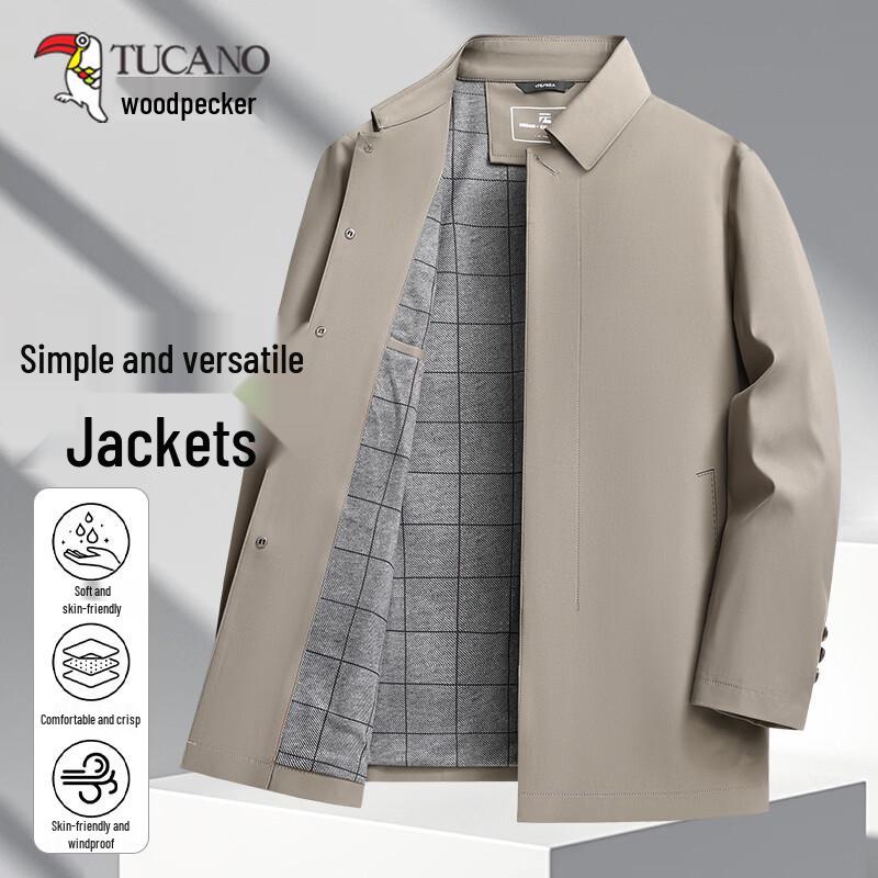 TUCANO Men's Business Casual Mid-Length Jacket