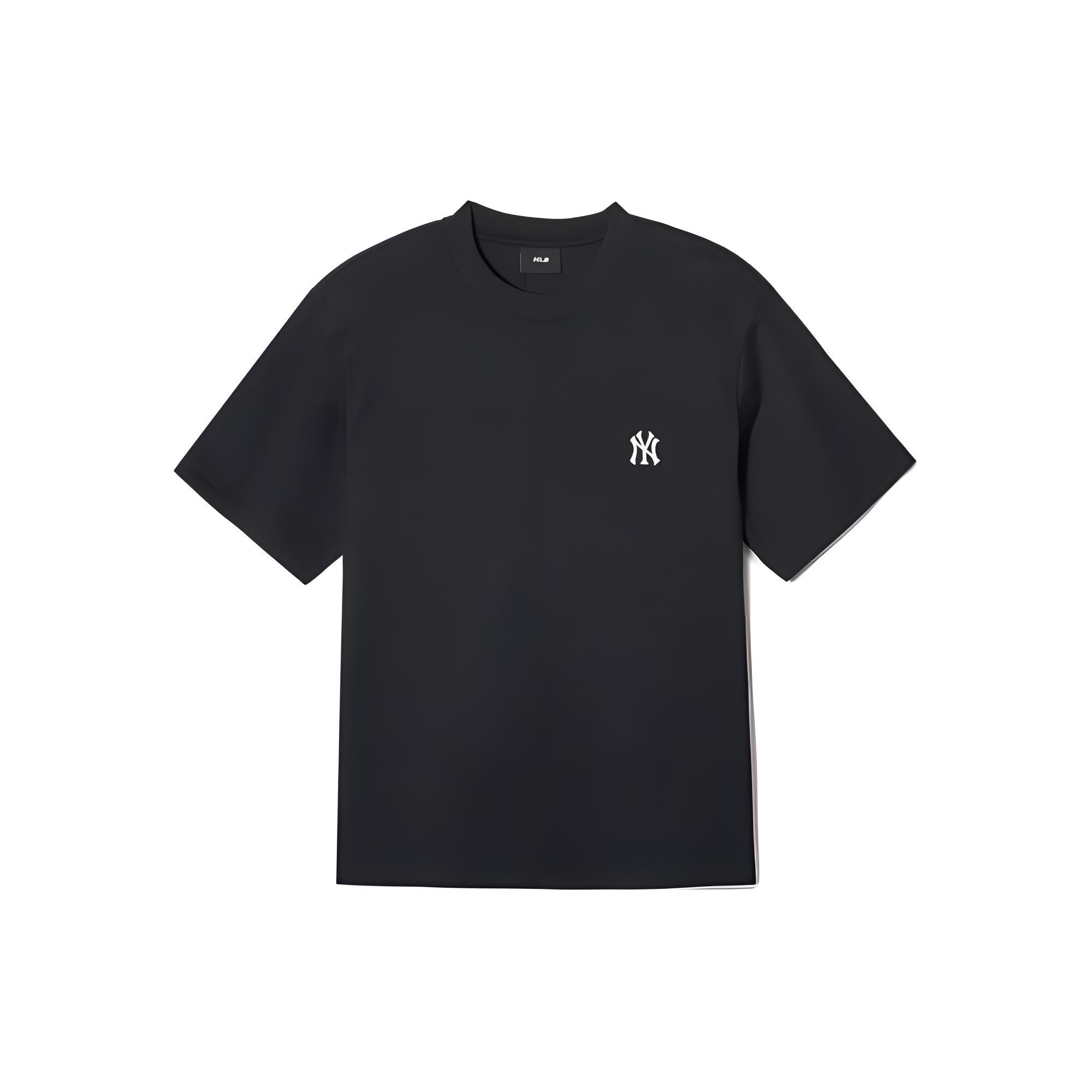 MLB New York Yankees T Shirts Unisex Black Crew Neck Moderate Straight Fit 3ATSB1143-50BKS S