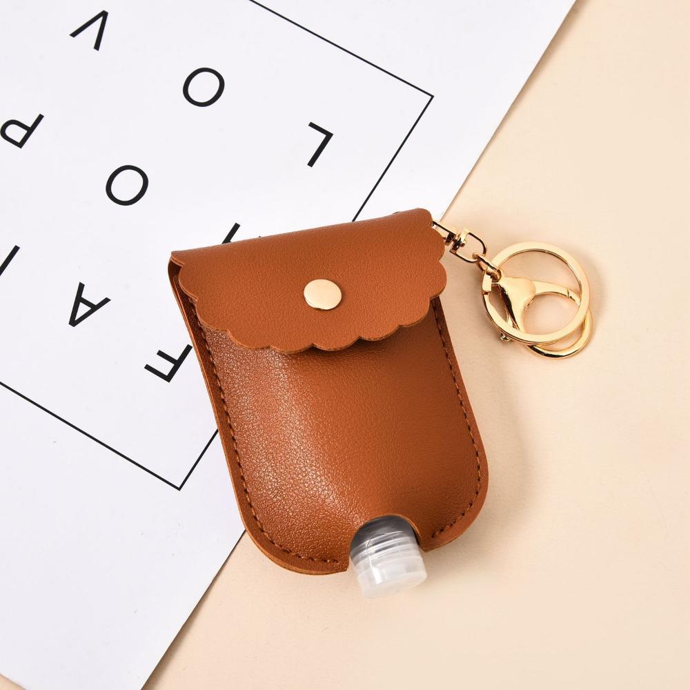 

Держатель Сумка Аксессуар Хранение Бутылочка Дезинфицирующее средство для рук Бутылка Сжимаемая Бутылка Брелок Брелоки фиолетовый