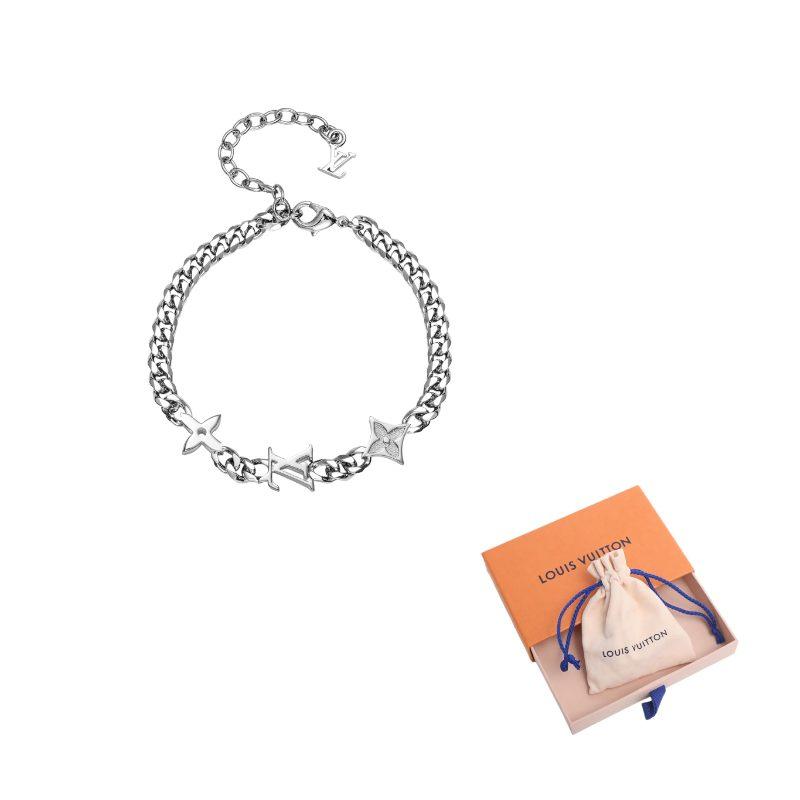 Louis Vuitton MNG Metal Bracelets Unisex Color M1407