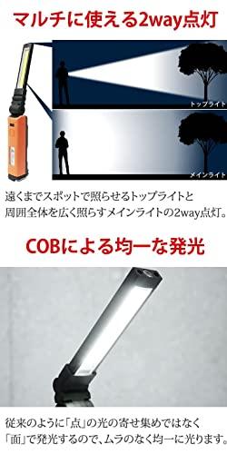 Radweather LED-Arbeitslicht, 1.000 Lumen, 2-Wege-Beleuchtung, Faltbar, Wiederaufladbarer Akku, Leichtgewicht, Camping, Outdoor, Arbeitslicht, Taschenlampe