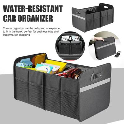 Auto Trunk Organizer Faltbare zusammenklappbare Aufbewahrungstasche Multifunktionale Fächer Container Box Universal