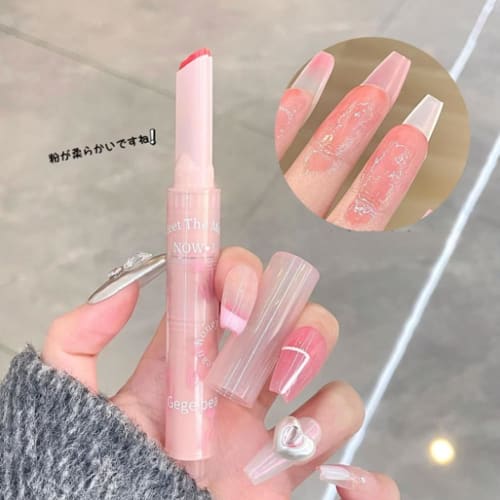 Cute, highly pigmented, melting lip makeup Skin tone No makeup discoloration Coloring Adhesion Long lasting Lasts all day No uneven skin tone Does not