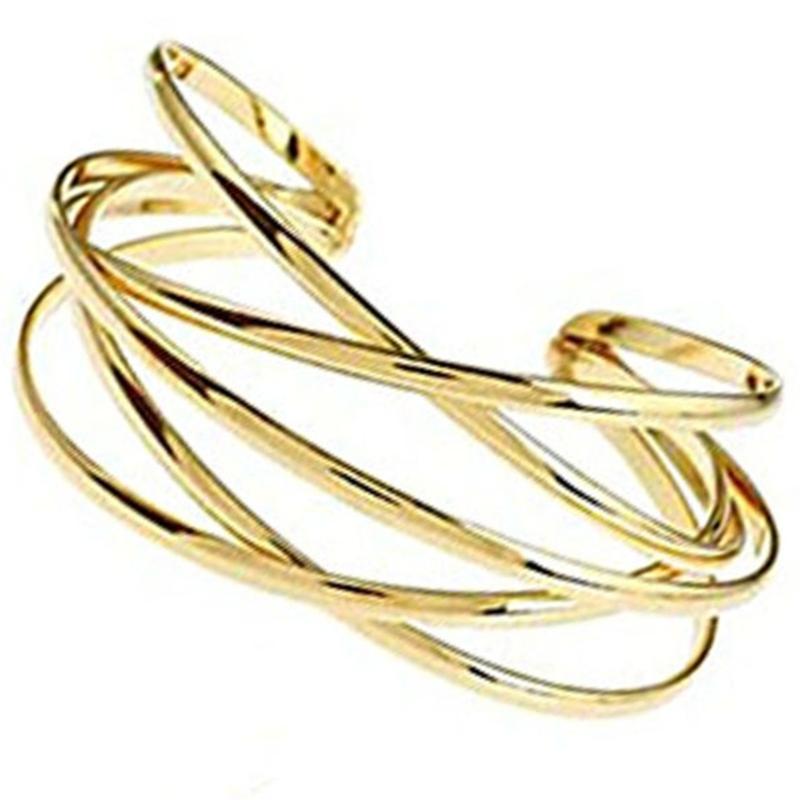 

Регулируемый браслет на руку для женщин, браслет-манжета для ночного клуба для девушек и женщин, панк-регулируемый металлический браслет-манжета на руку, ювелирное изделие