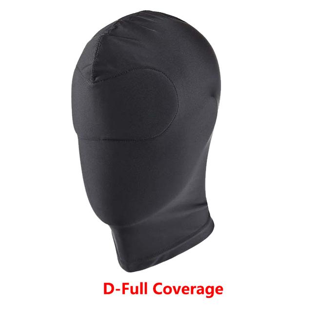 Fetish Harness Head Hood BDSM Slave Game Bondage Restraint Face Mask Erotic Sex Toys Role Play For Couples SM Mask Adults Games