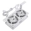 RAM Memory Cooler ARGB Syn Low Noise Cooling Fan with Dual 60mm Fan PWM 1000-3000RPM 5V for DDR/DDR2/DDR3/DDR4/DDR5