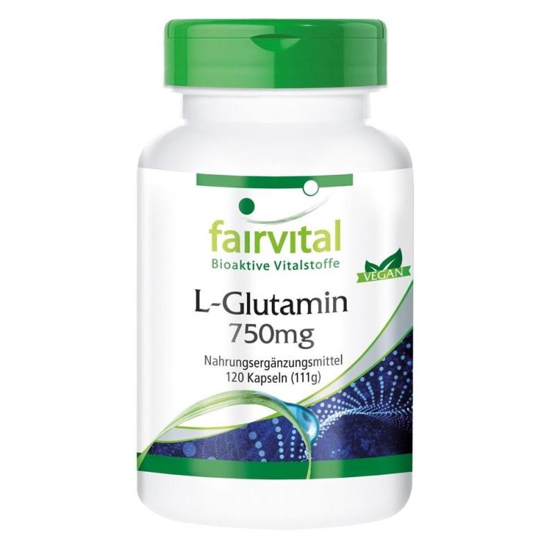 

Fairvital L-Glutamine 750 mg, 120 Capsules