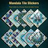 10 teile/satz Mandala Stil Crystal Hard Fliesen Keramik Wand Aufkleber Küche Kleiderschrank Home Decor art Mural Peel & Stick Wand Abziehbilder