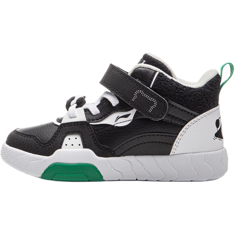 Li Ning Kids Sports Lifestyle Series Synthetic Leather Fabric Comfortable Fashion Versatile Trendy Kids Sneakers Kids sneakers YKNU100-11