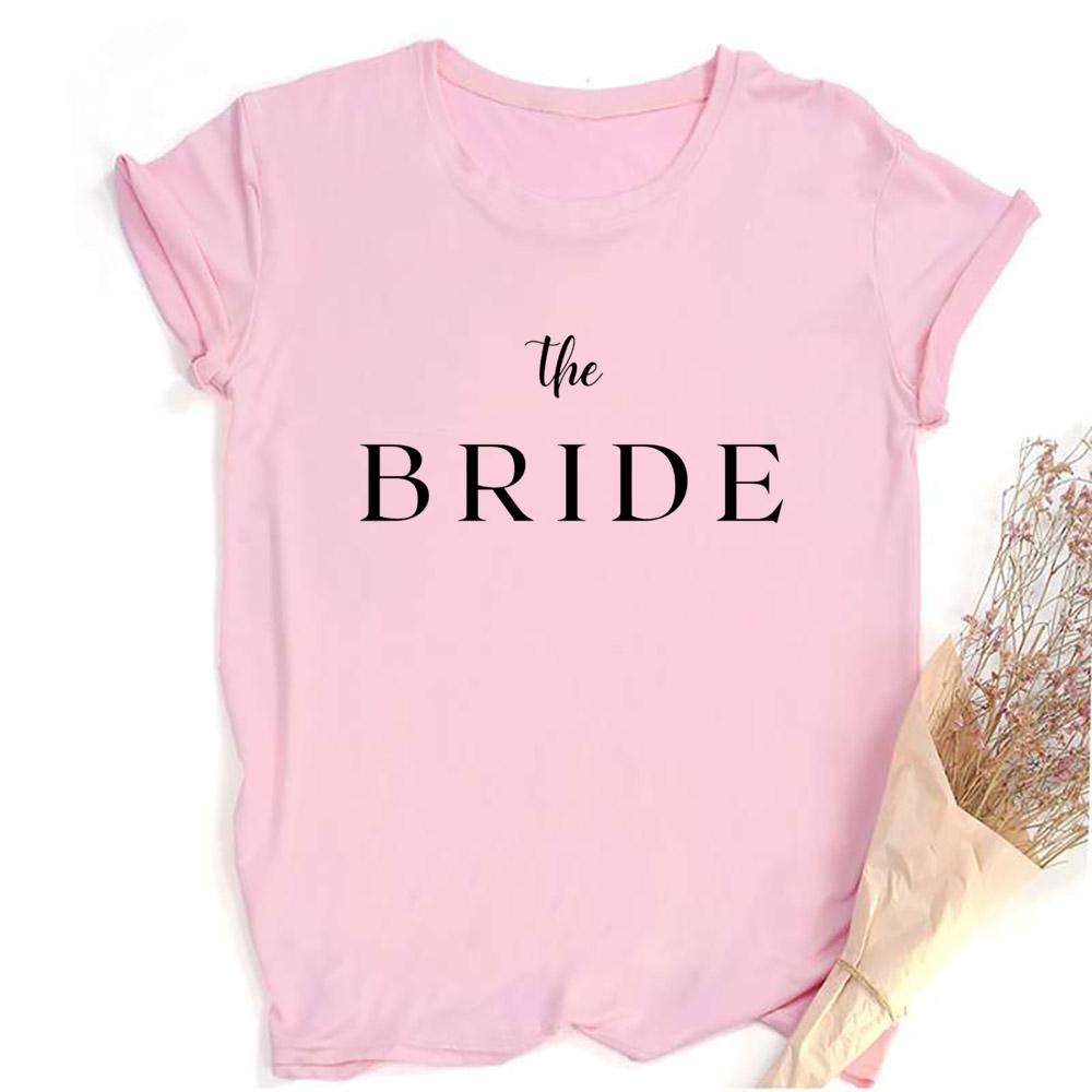 Bachelorette Party Shirt Woman's T-Shirt Bride Crew Team Bride Tee Wedding Gift for Brides Clothes