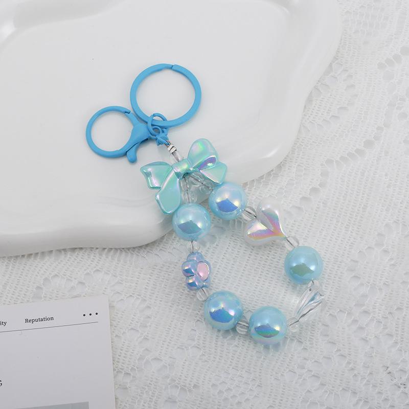 Buntes Blume Perlen Handy und Tasche Schlüsselanhänger Lanyard