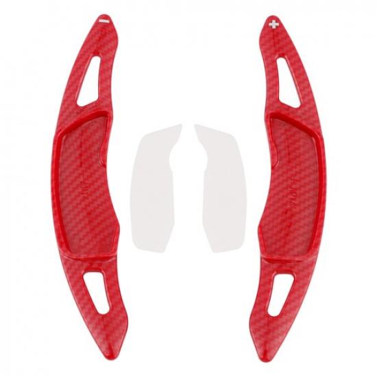 Carbon Look Steering Wheel Paddle Shifter Extension For Subaru Forester Outback