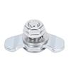 8PCS L Track Threaded Stud Fittings M8x20 6000lb Load Capacity Double Lug Threaded Stud Nuts Silver