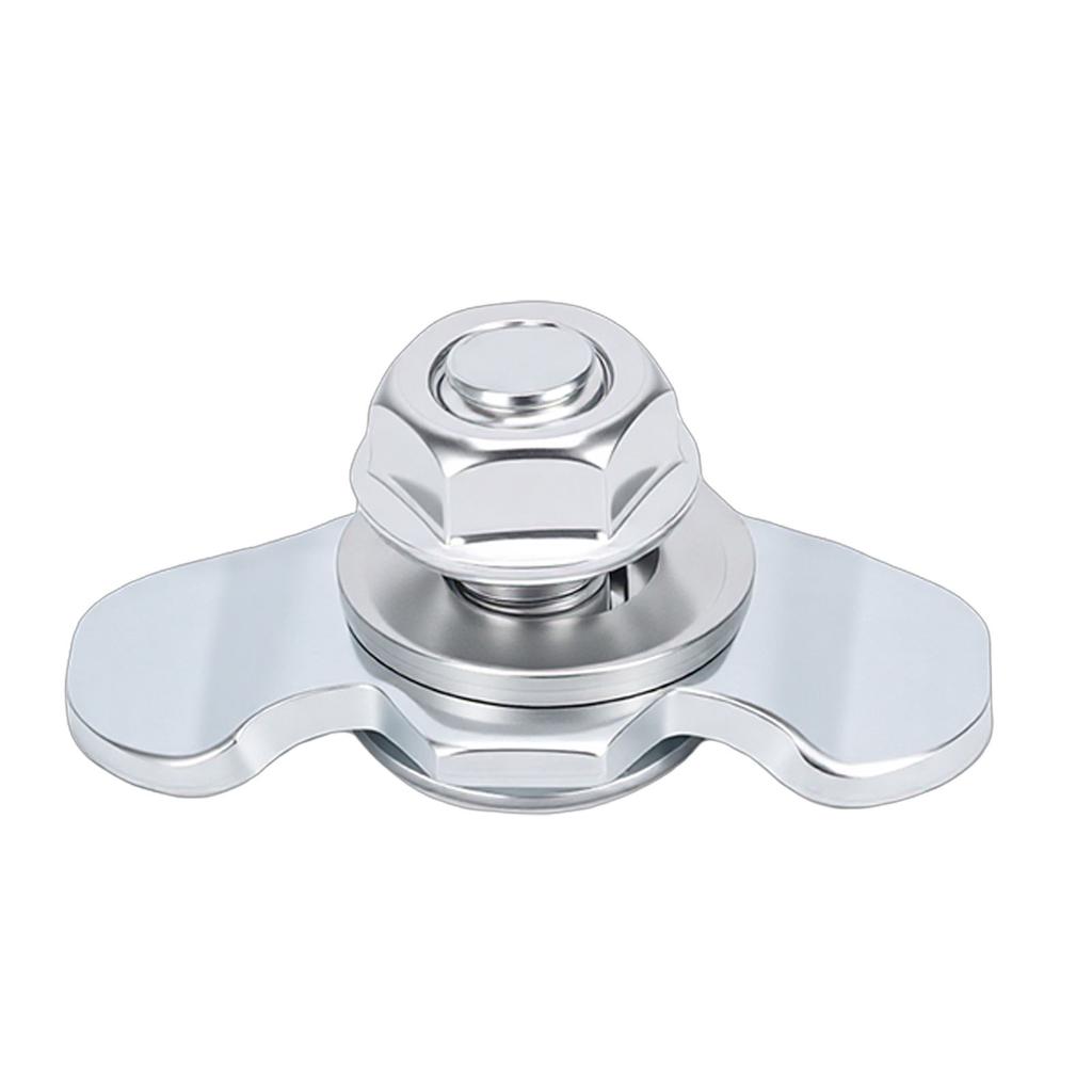 8PCS L Track Threaded Stud Fittings M8x20 6000lb Load Capacity Double Lug Threaded Stud Nuts Silver
