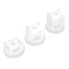 3pcs 3D Silicone Candle Holder Mold Round Stable Base Easy Demold DIY Candle Holder Making Mold