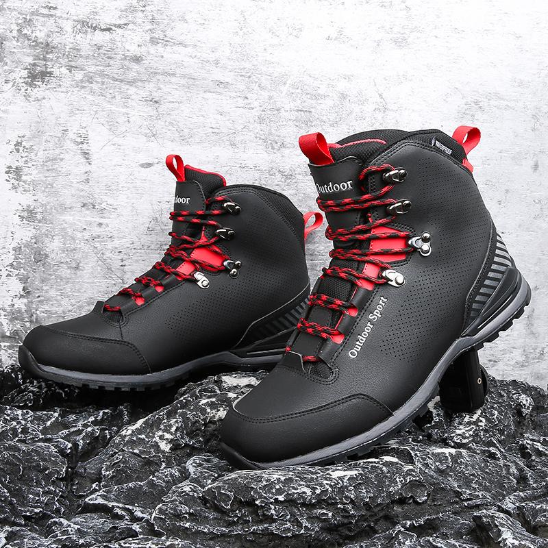 Mode Merk Professionele Outdoor Wandelschoenen Echt Leer Trekking Berg Sneakers Kamperen Mannen Schoenen Tactisch Jagen waterdicht