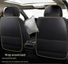 Napa Leather Full Coverage Front Car Seat Covers - All-Season and Universal Fit