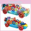 Transparent Gear Big G Electric Toy Car With Light And Music For Kids Emotional Development