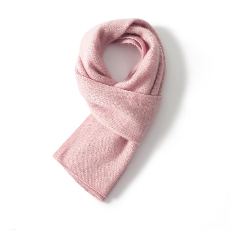 Knitted cashmere scarf men's and women's winter thickened long cashmere scarf foreign trade single protection shoulder and neck shawl