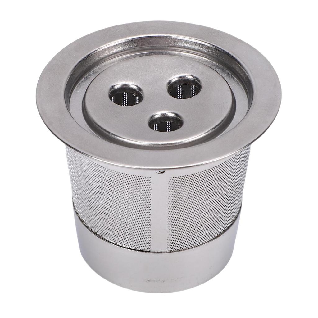 Refillable Coffee Capsule Spoon Brush Kit Fit for Dual Brew Coffee Machine 3 Hole Stainless Steel Reusable Coffee Pod