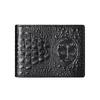 Herre Ekte Krokodillepreget Skinnlommebok med ID-kortlomme og Flere Lommer - Kompakt Business RFID-blokkering