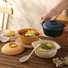 Bingyue PP Imitation Ceramic Noodle Bowl Set