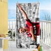 Cristiano Ronaldo Celebration Beach Towel Quick-Dry Soft Microfiber Comfortable Lightweight Perfect for Traveling Yoga Camping and Swimming
