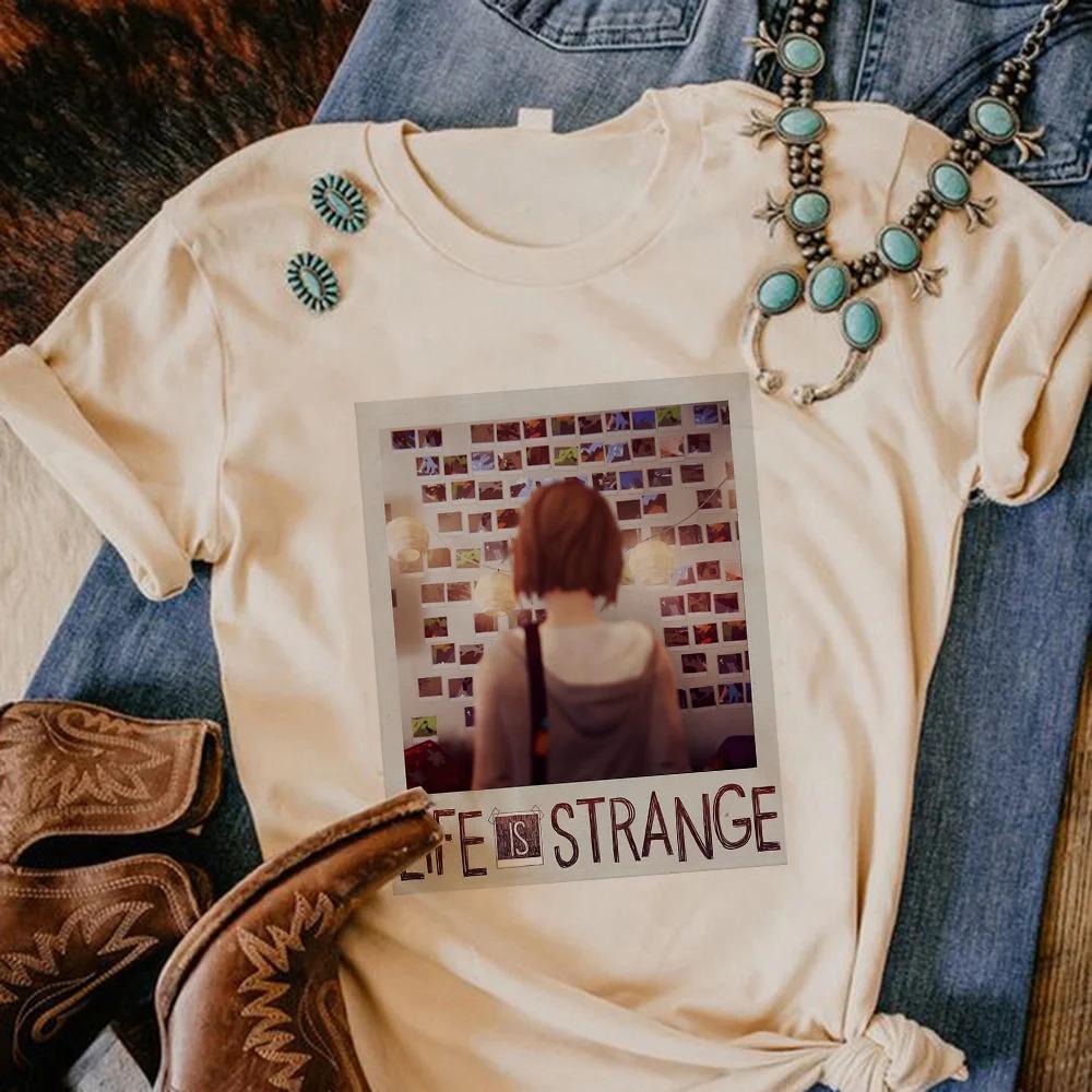 Life Is Strange tshirt women Y2K streetwear Japanese Tee female graphic clothing Y2k Short Sleeves Classic Streetwear Trendy Cotton