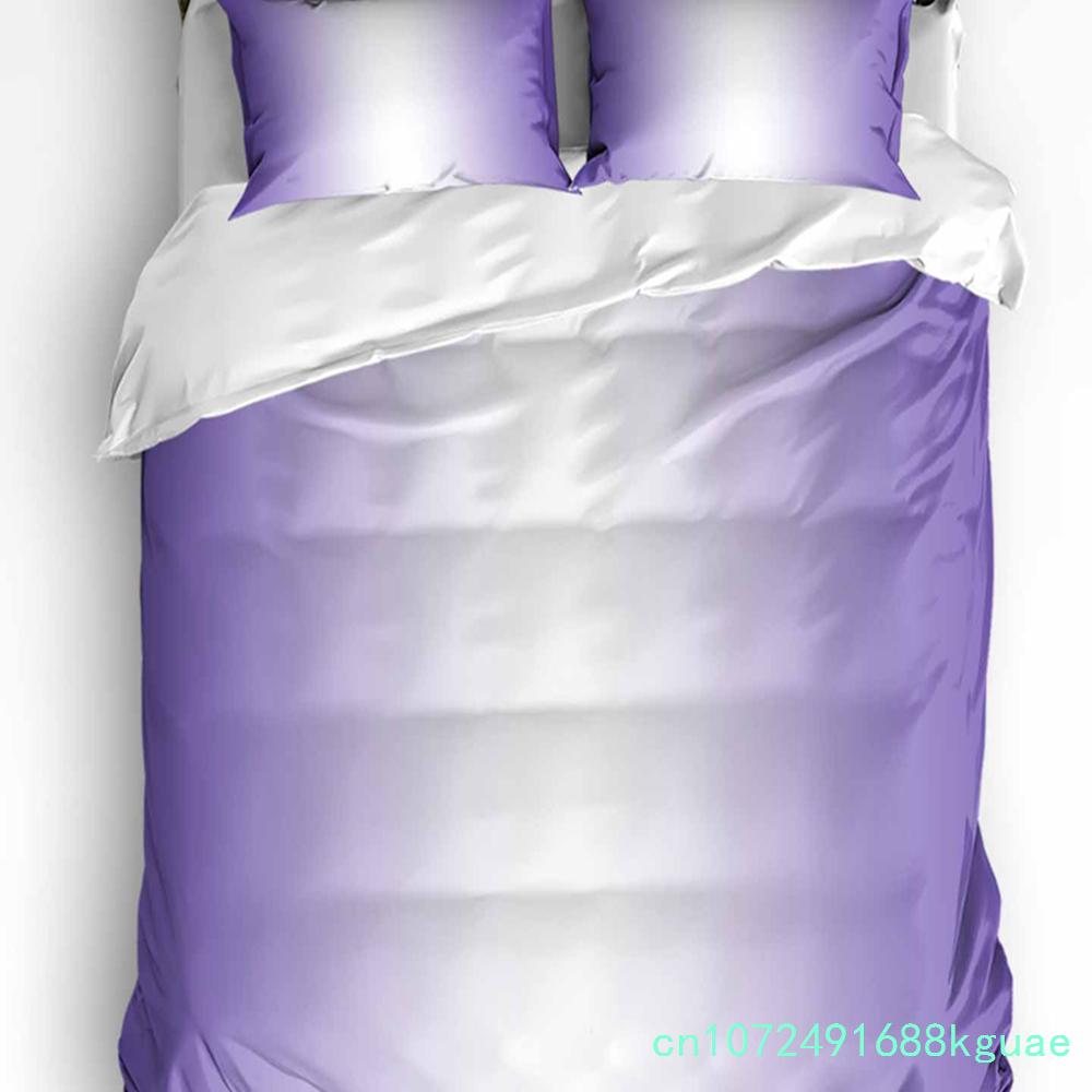 Purple Flower Lavender Romance Duvet Cover With Pillow Case Custom 3pcs Bedding Set Quilt Cover Double Bed Home Textile