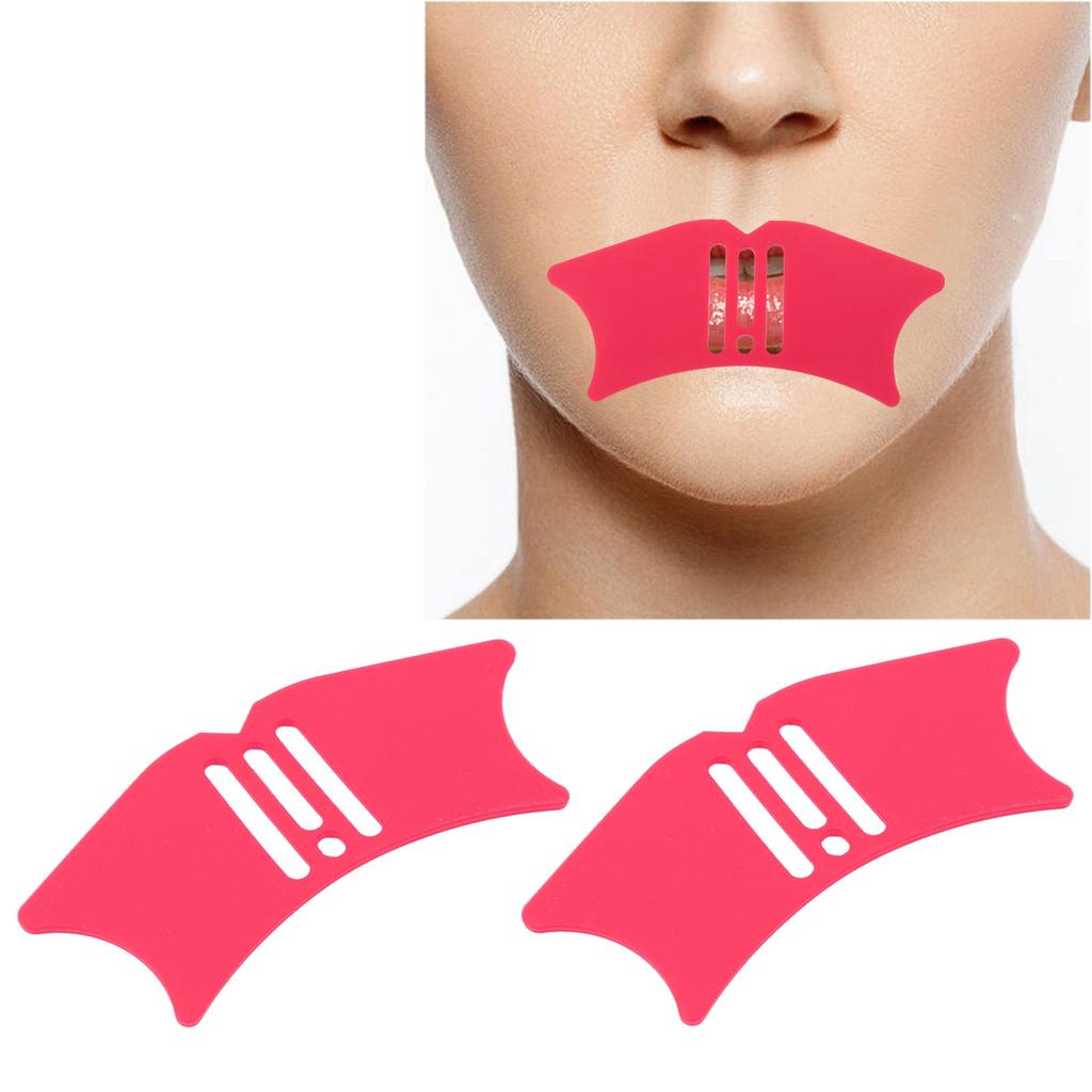 2pcs 4 in 1 Nose   Stencil Shadow Tool Reusable Silicone Shadow Template Highlighter Template for Highlighter   Lip Line Eyelash