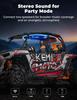 KEMIMOTO #2883074 UTV IP66 Waterproof Bluetooth Audio Roof Top Compatible with Polaris RZR XP 4 1000/4 Turbo/4 900/S 4 1000 EPS
