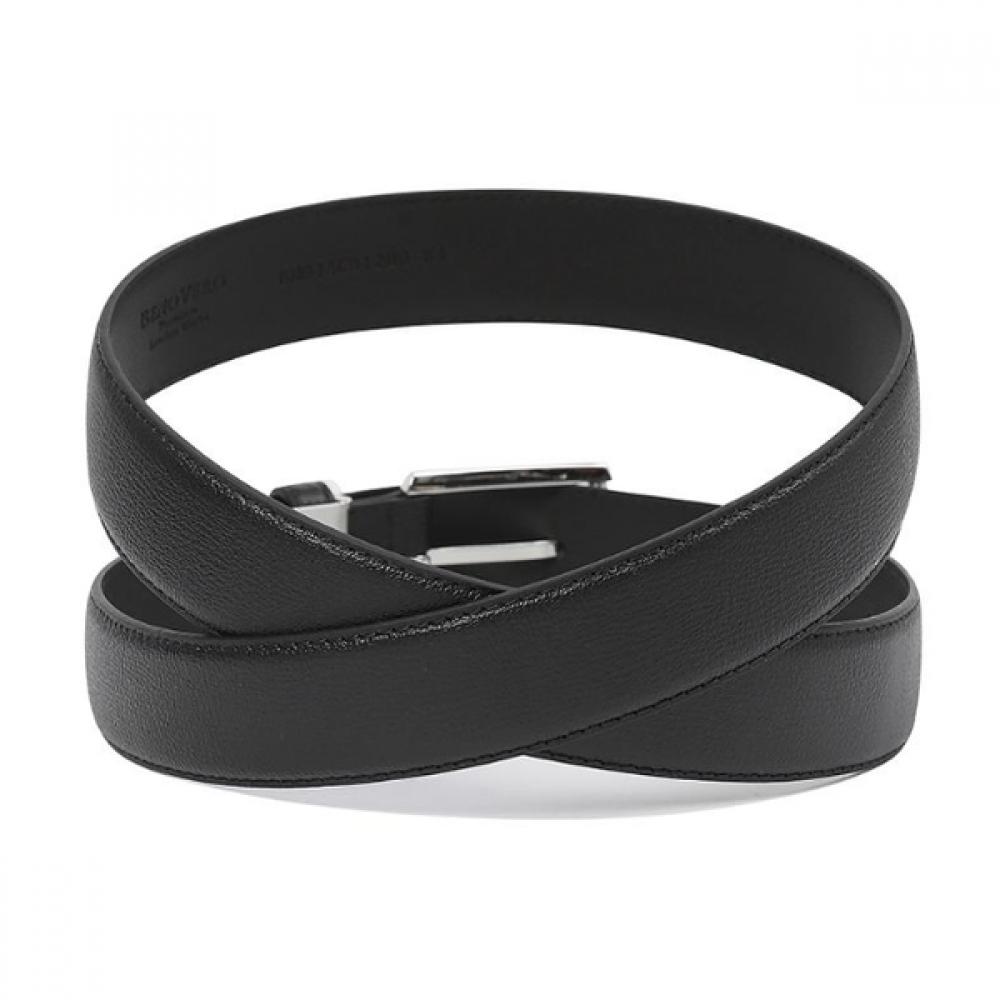 Benovero Derby Embossed Rhodium Satin Belt Bmg1acb1209k1