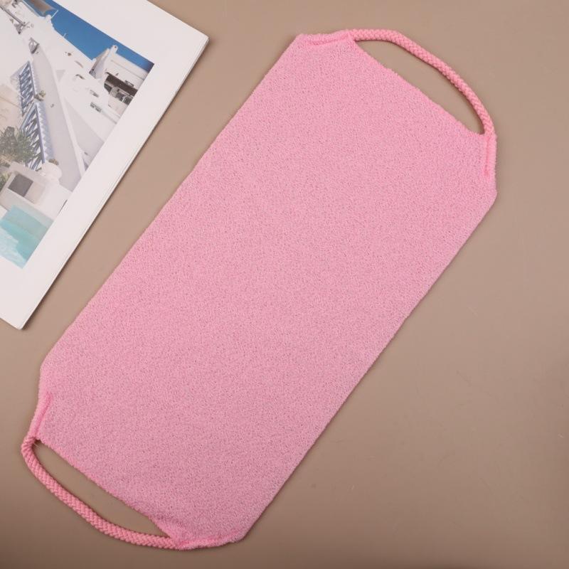 1Pc Exfoliating Bath Towel Scrubber Belt Bath Stretchable Full Body Washcloth Super Absorbent Towel Bathroom Supplies