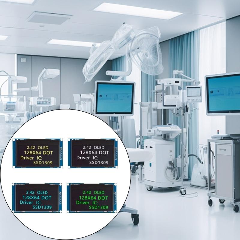 High Contrast Screen Module 2.42Inch With SSD1309 Driver Chip SPI/IIC Compatibility Low Power Consumption
