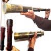 Telescópio Telescópio de Latão Companhia das Índias Orientais 1818 Rastreador Telescópio de Pirata Lente 81,28 Cm Grande Caixa de Presente de Couro