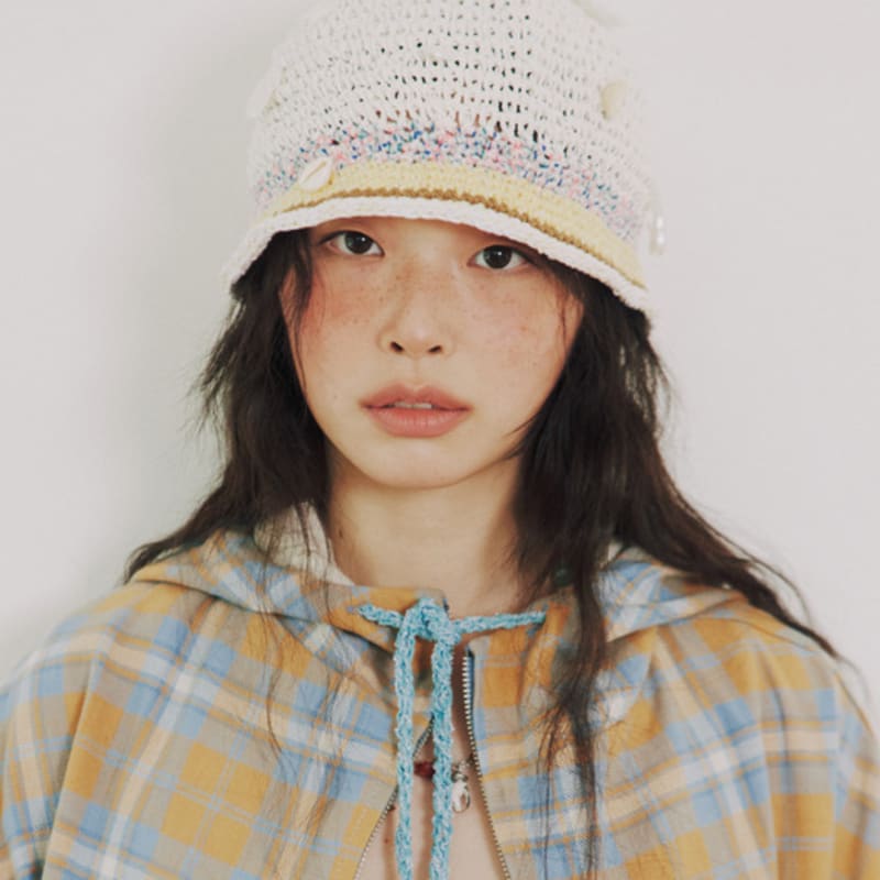 

MISU A BARBE SEA BEANIE WHITE WHITE