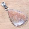 Pendant Stick Agate Gemstone Handmade Gift For Her Silver Jewelry 2.25"