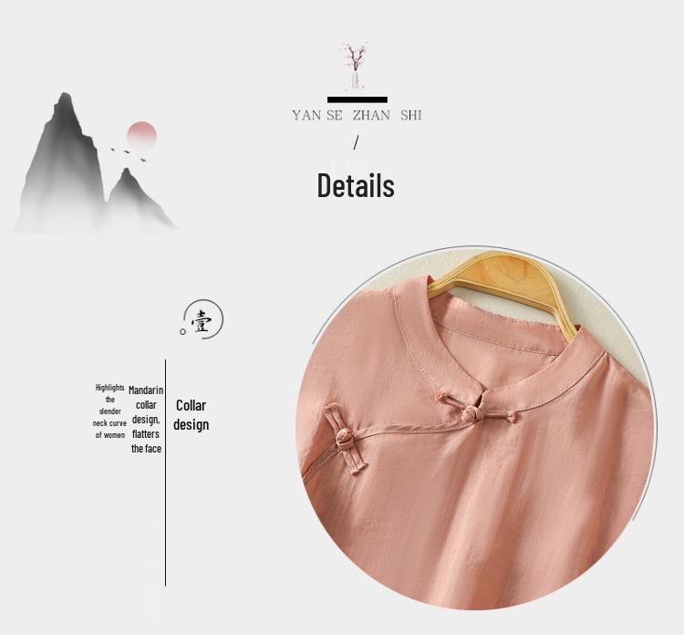 2025 Summer Women's Sleeveless Retro Button-Up Tank Top Jacket