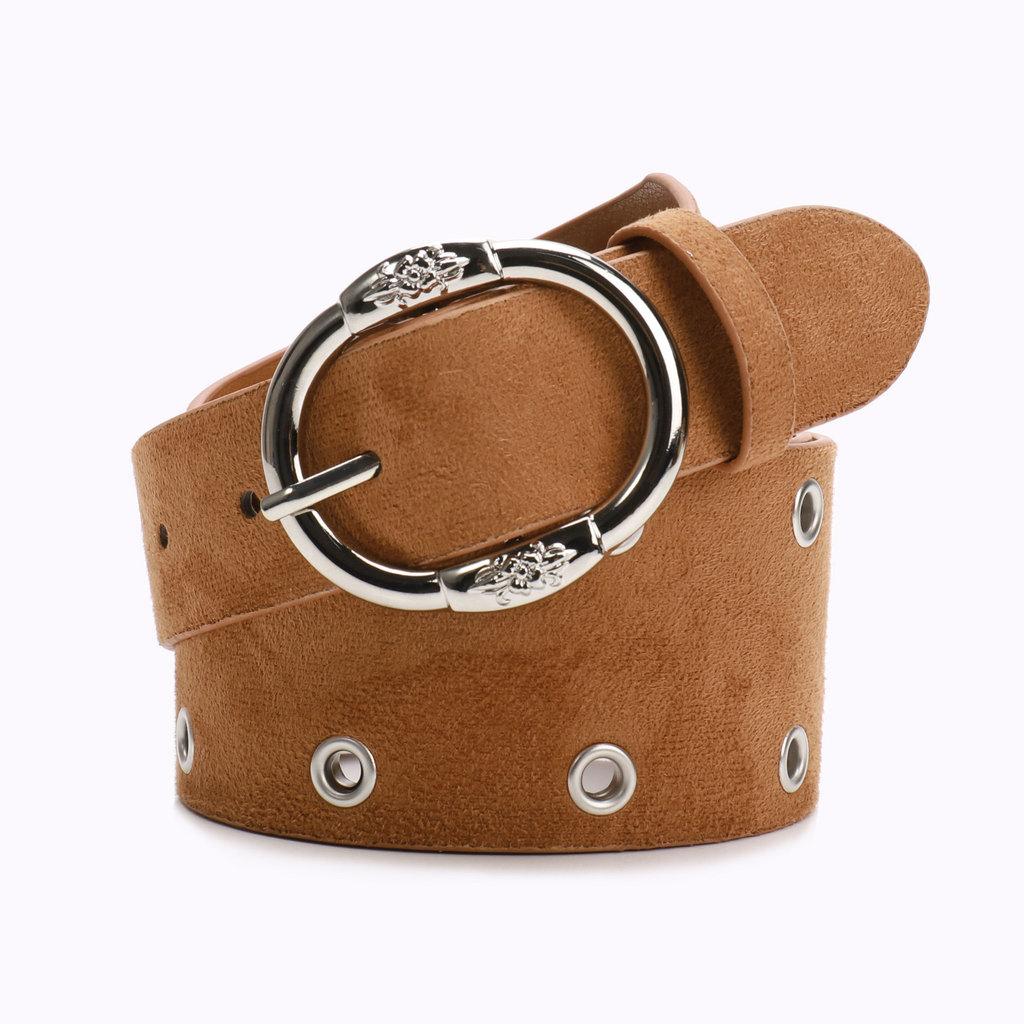 Ceinture de taille Fashion Punk pour Dames avec Boucle en Alliage pour Streetwear et Jupes Courtes