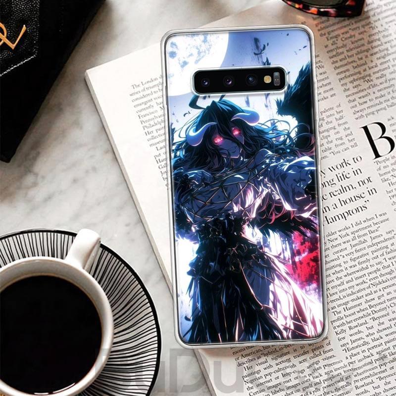 Albedo Overlord Anime Cover For Samsung Galaxy S8 S9 Plus S10 Lite Note 8 9 10 Pro 20 Ultra S7 Edge M11 M21 M32 M51 Print Coque